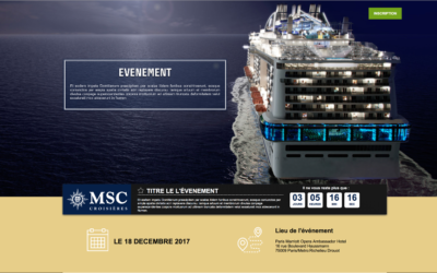 PLATEFORME DE GESTION – MSC CROISIÈRES